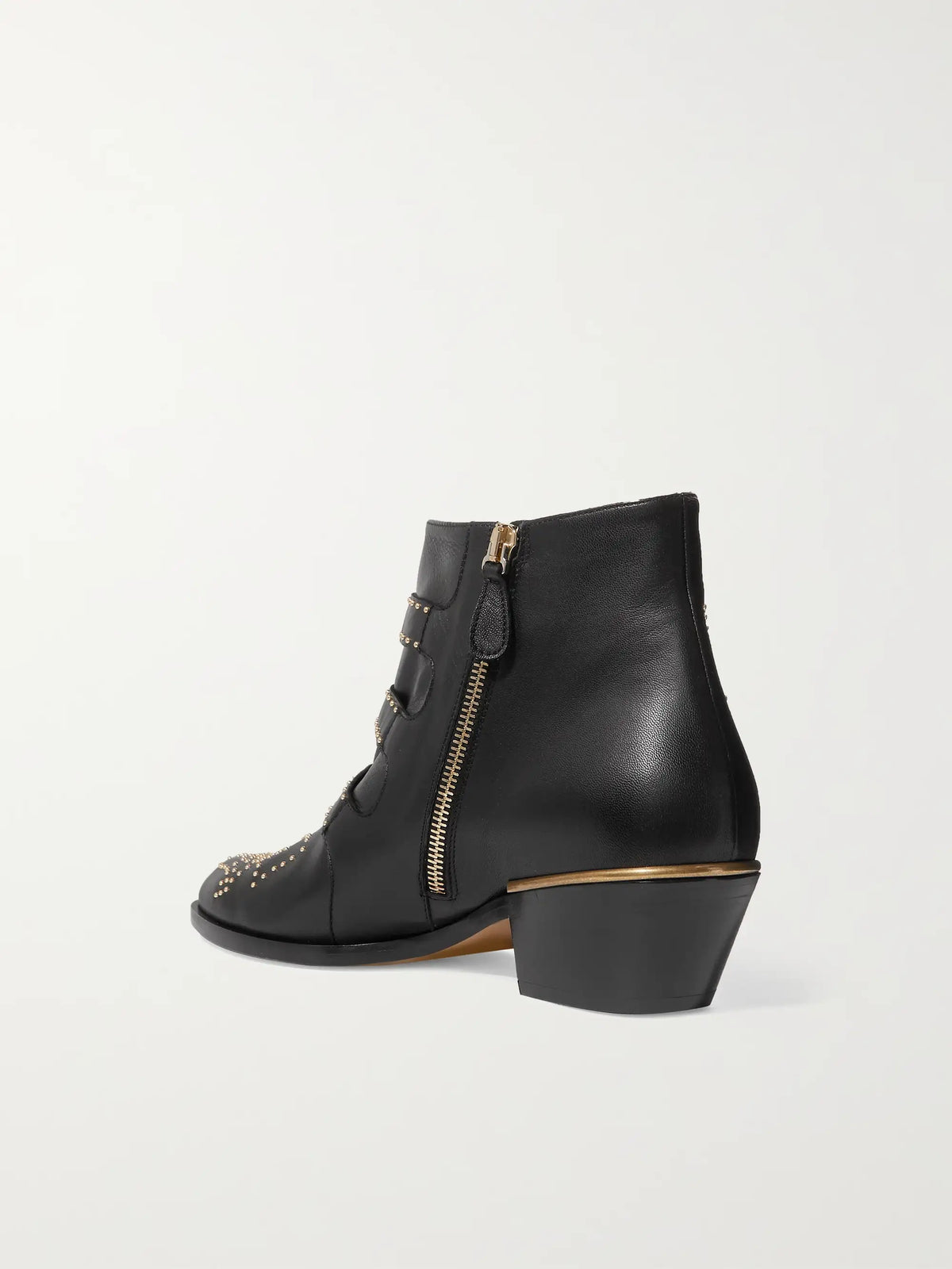 Susanna Studded Leather Ankle Boots