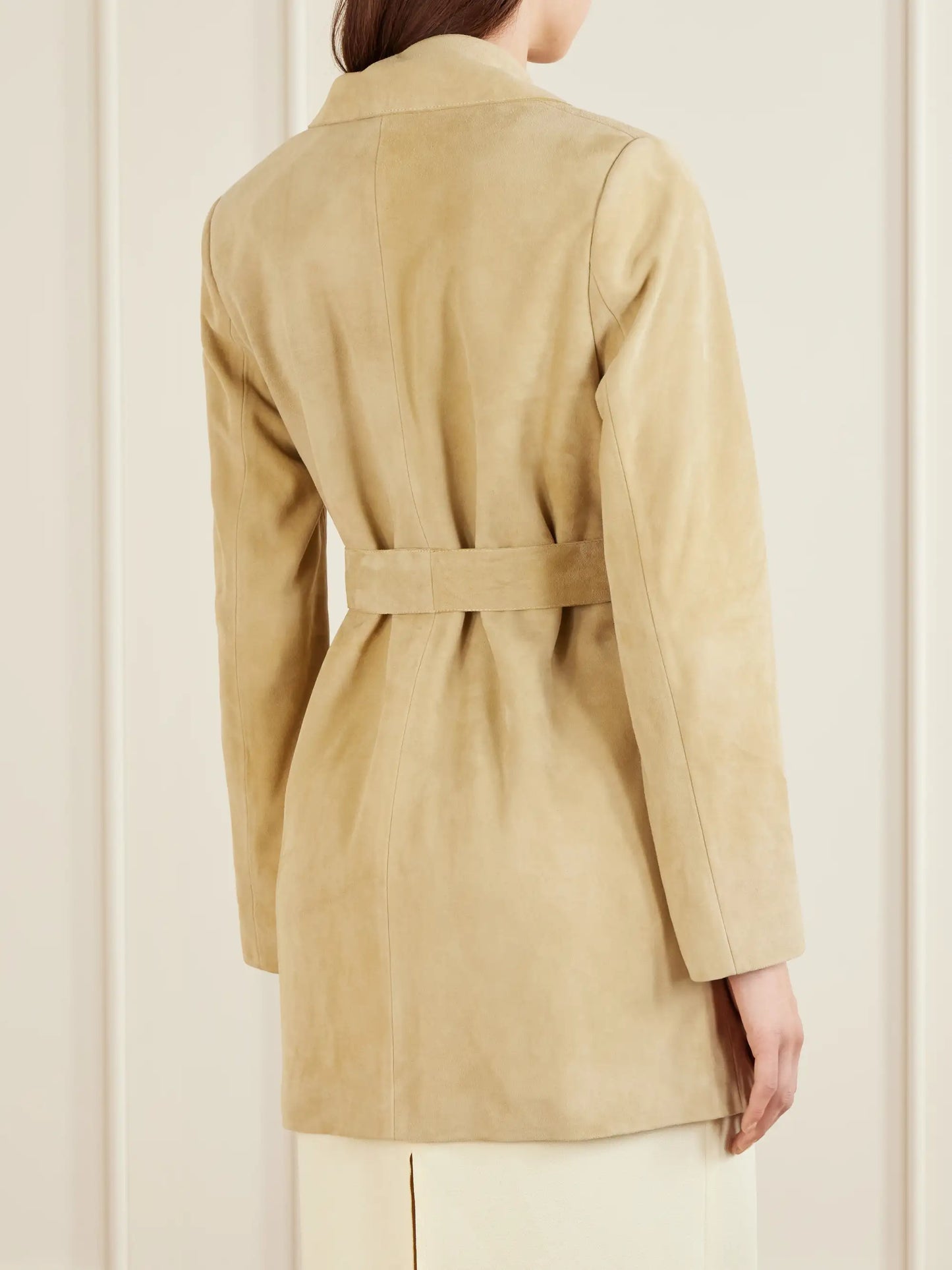 Kerry Belted Suede Jacket