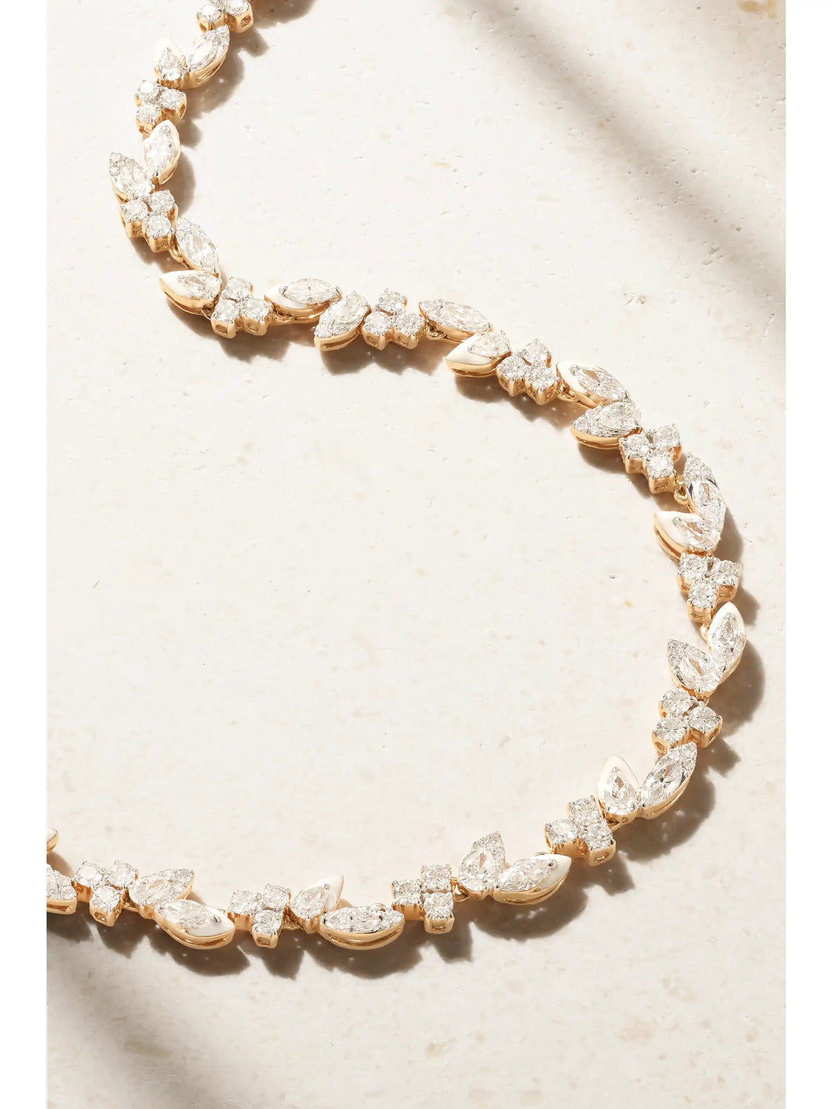Kamyen 18-karat Gold Diamond Choker