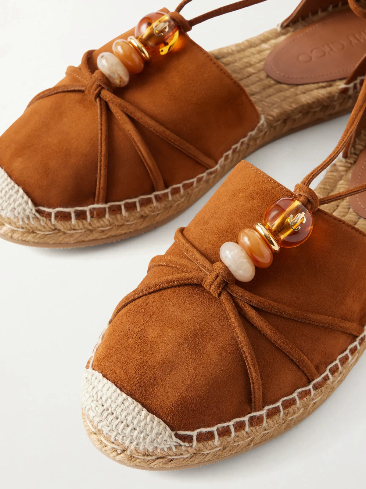 Lemi Embellished Suede Espadrilles