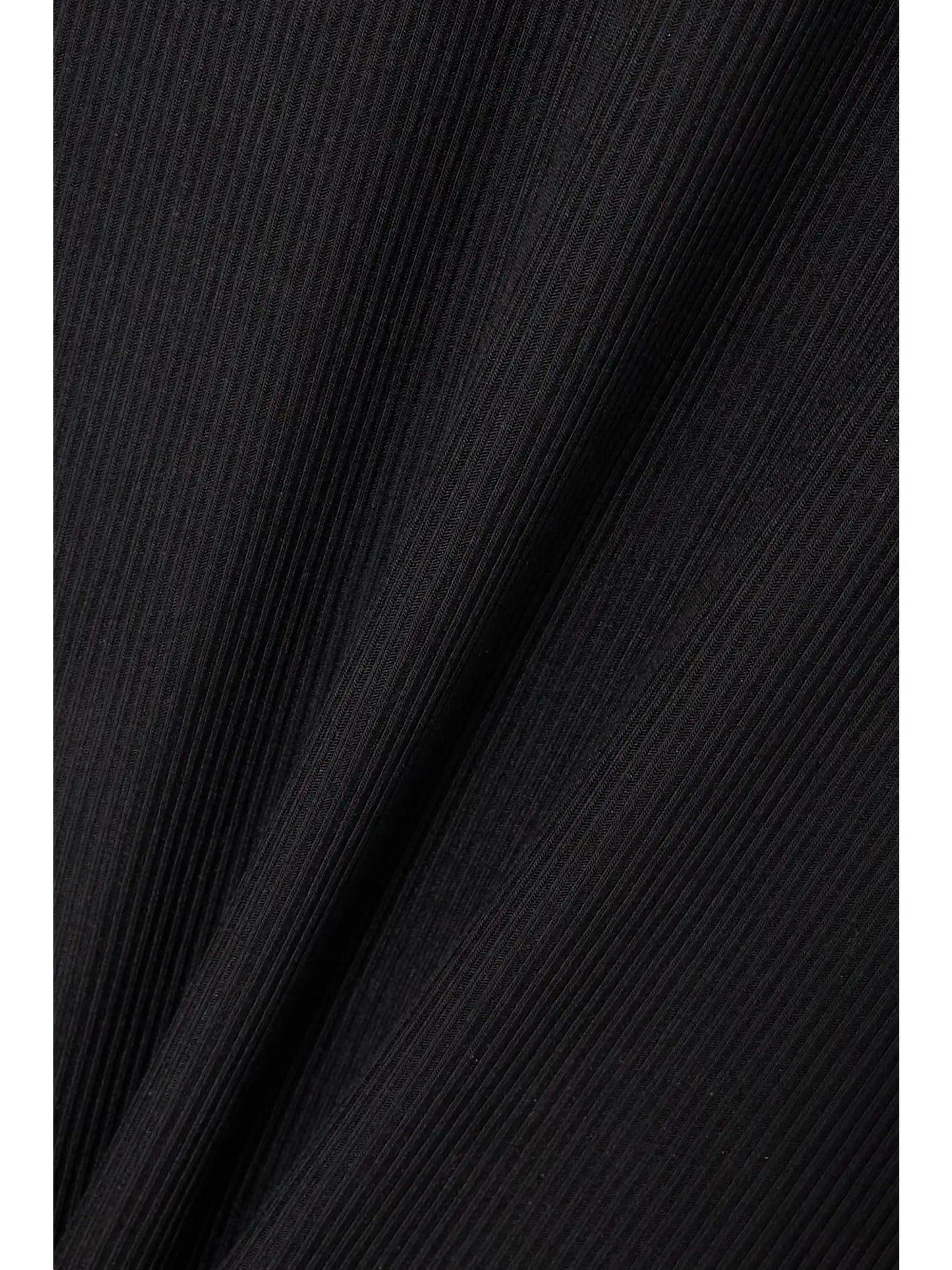 Soft Lounge Ribbed Long Stretch-modal Slip Dress - Onyx