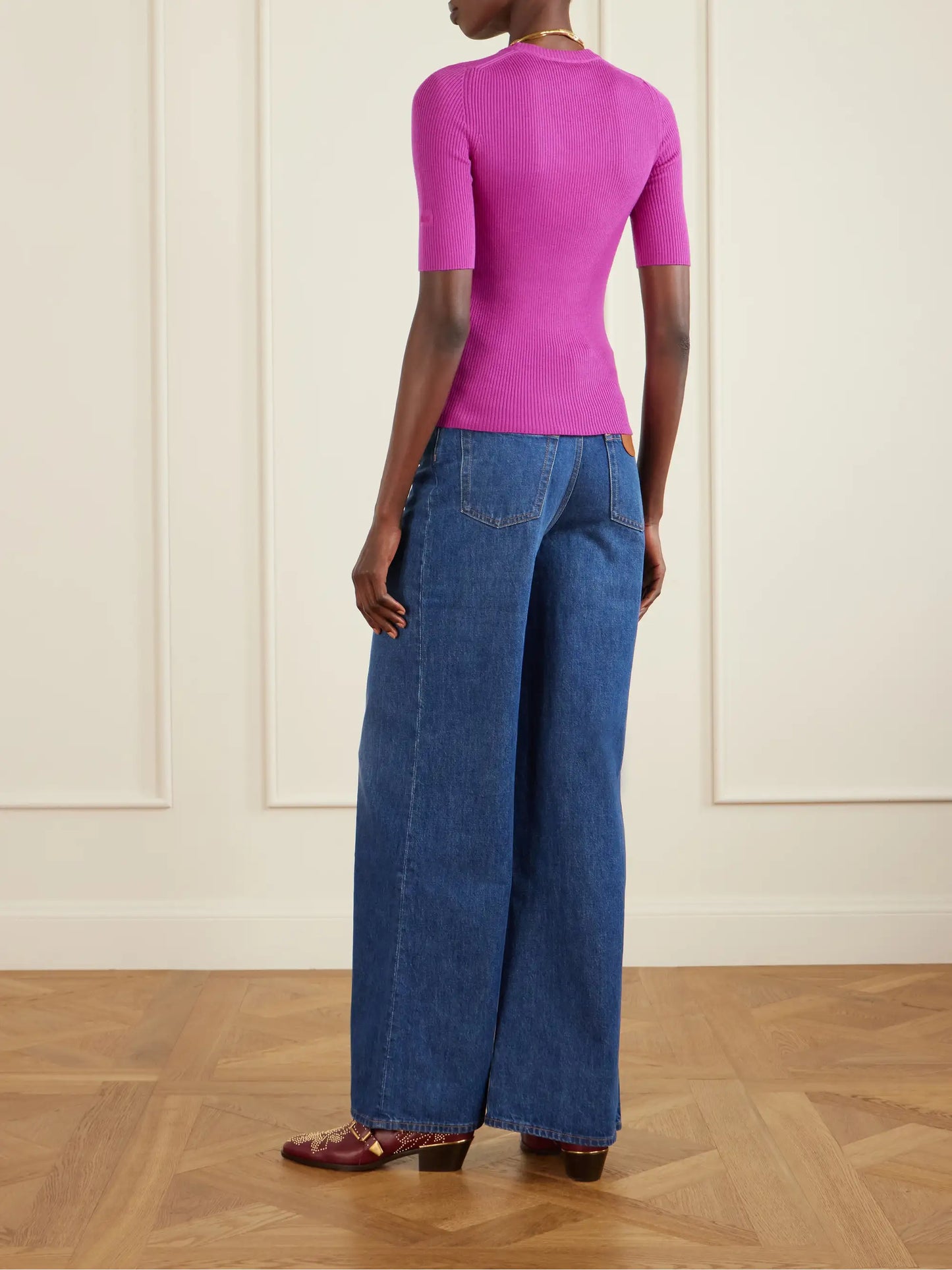Ribbed Wool Top
