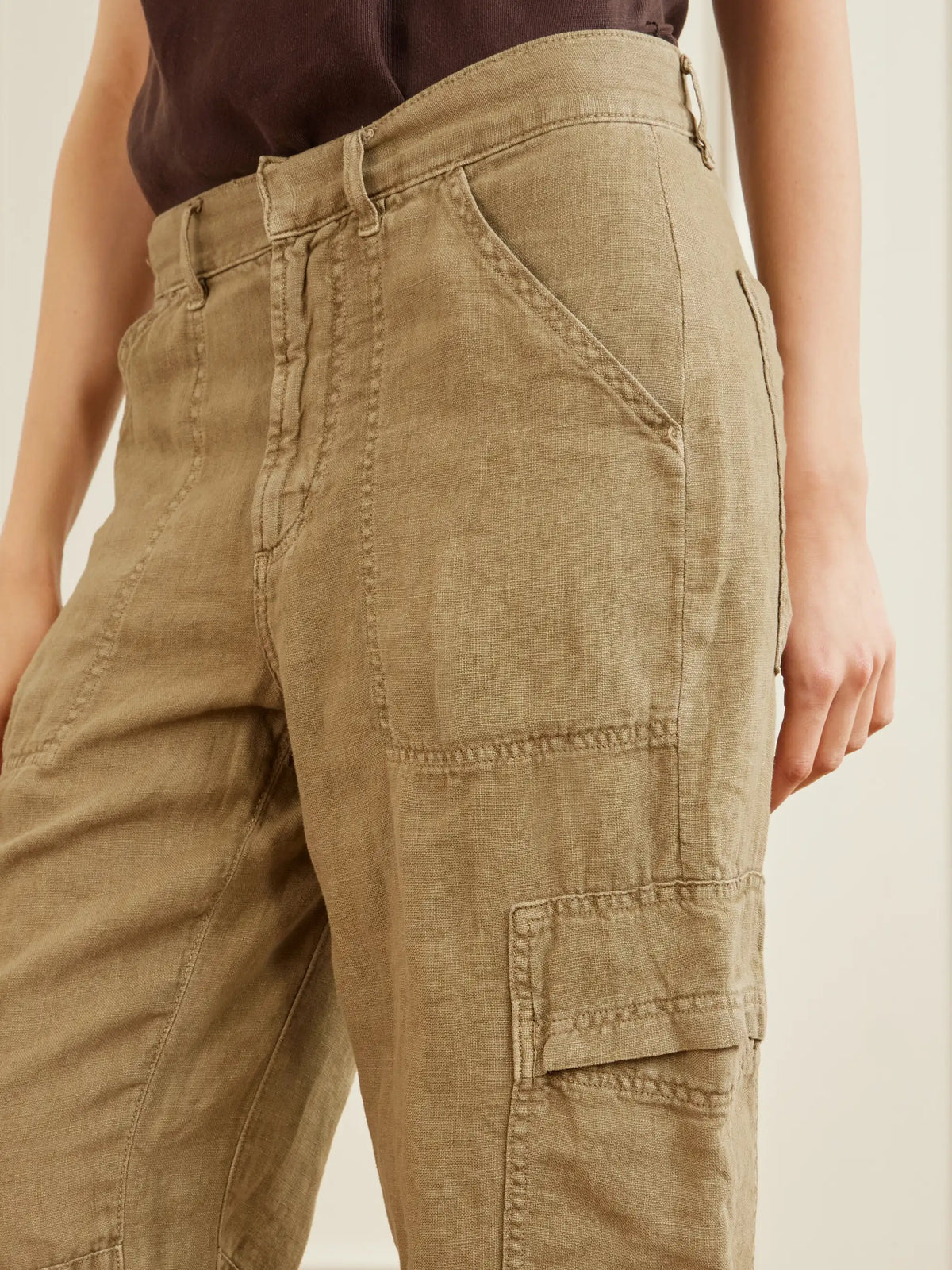 Ciela Linen Tapered Pants