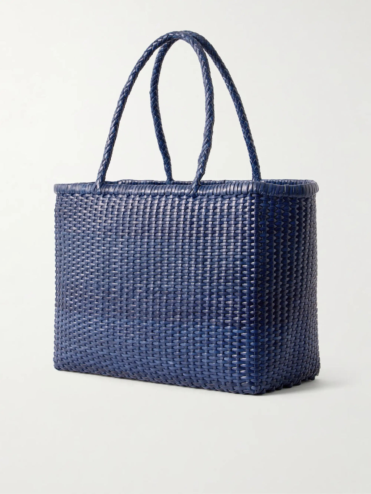 B Weave Leather Tote
