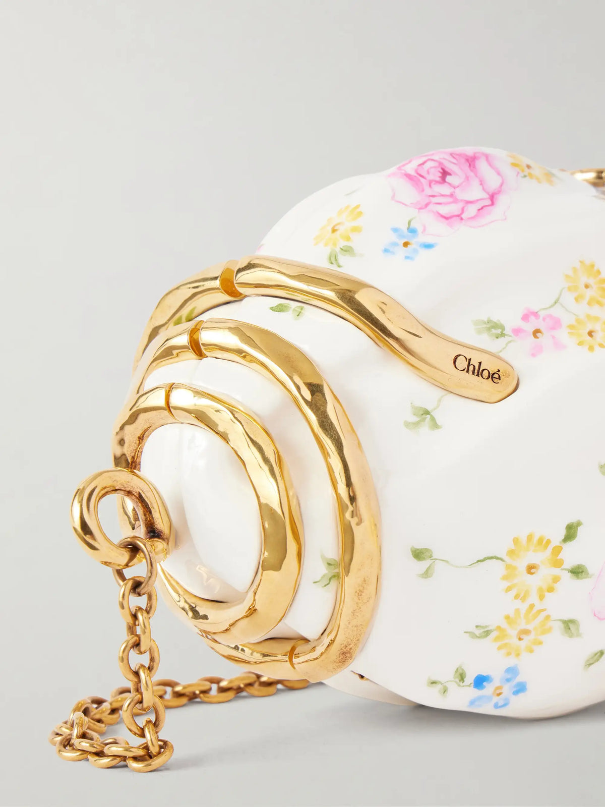 Chloé Souvenir Treasures Floral-print Resin Shoulder Bag