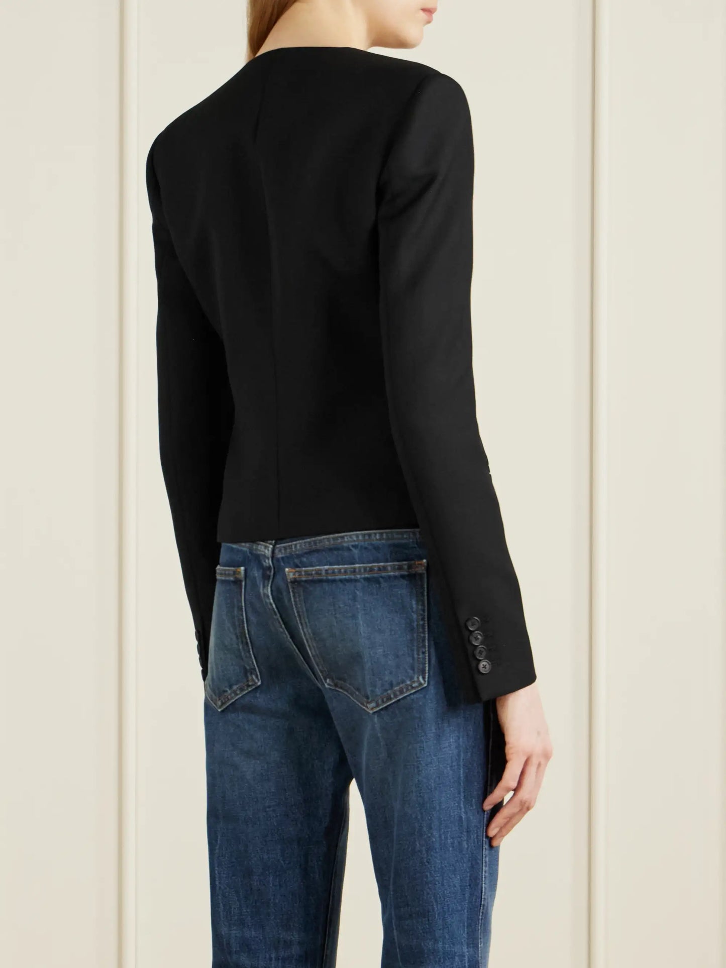 Nara Grain De Poudre Wool Jacket