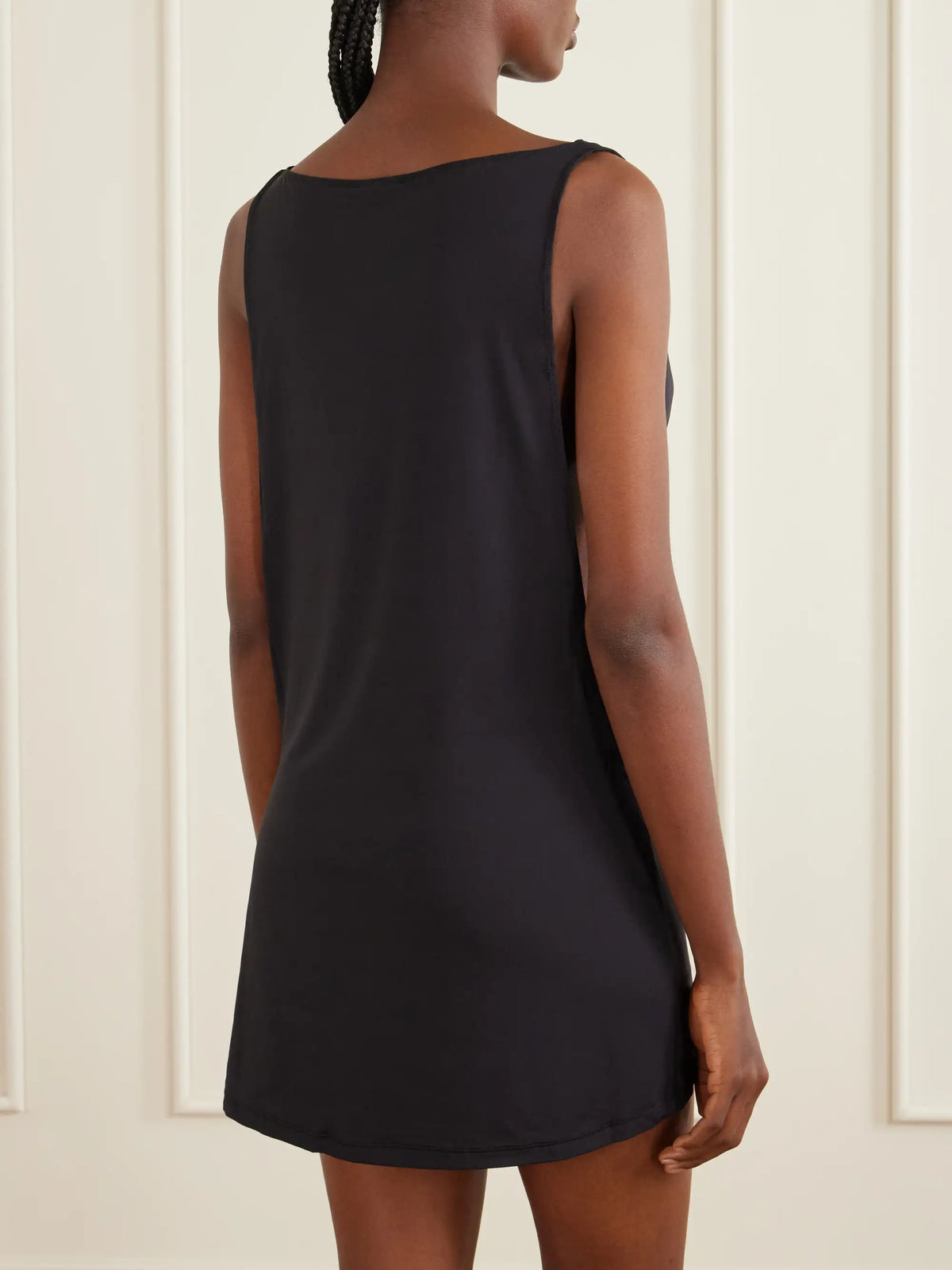 Kiki de Montparnasse Echauffe Draped Jersey Mini Dress