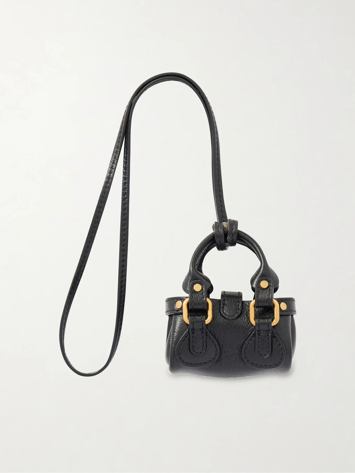 Mini Paddington Leather Key Chain
