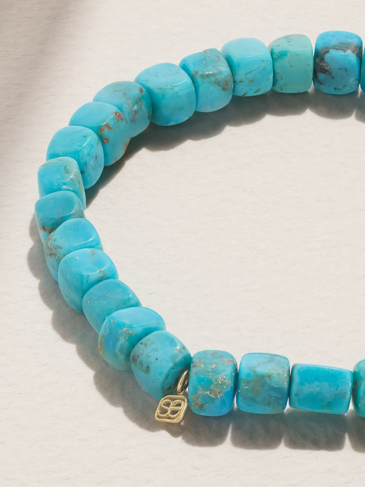 Eye 14-karat Gold Turquoise Bracelet
