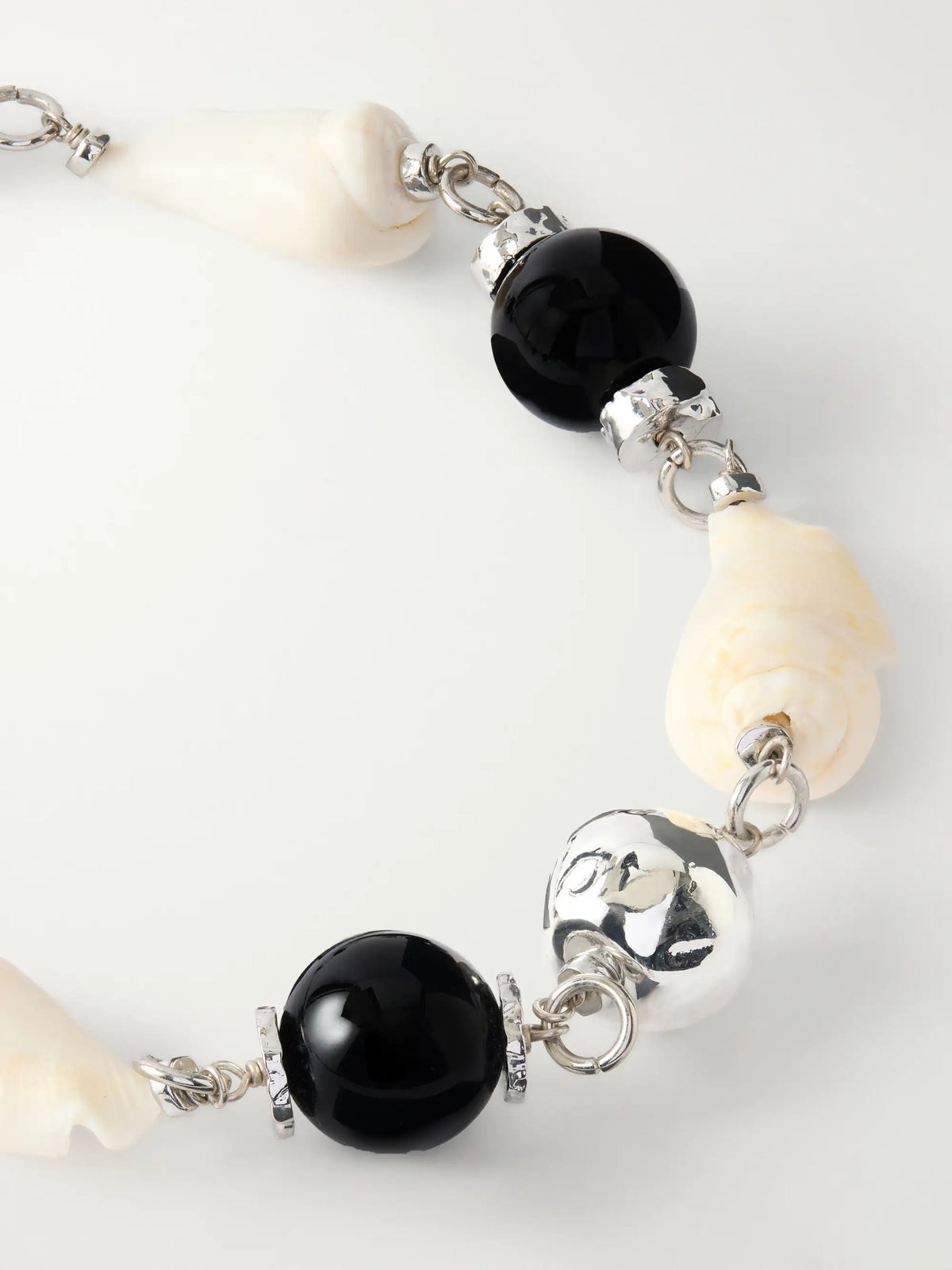 Samsara Gold-plated, Seashell And Ceramic Necklace