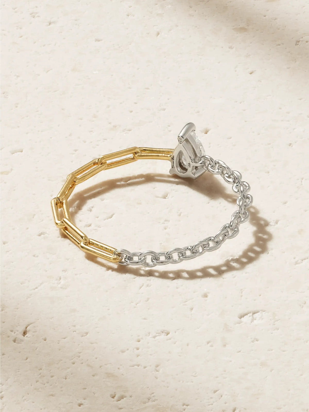 Alliance 18-karat White And Yellow Gold Diamond Ring