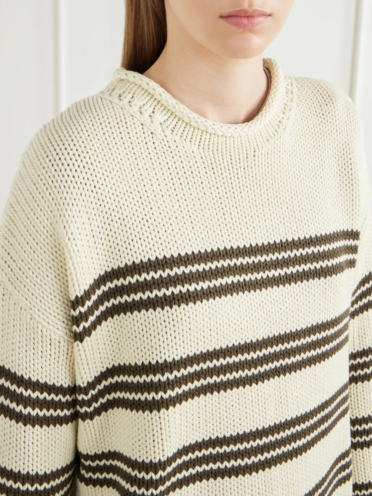 La Ligne Marina Striped Cotton Sweater