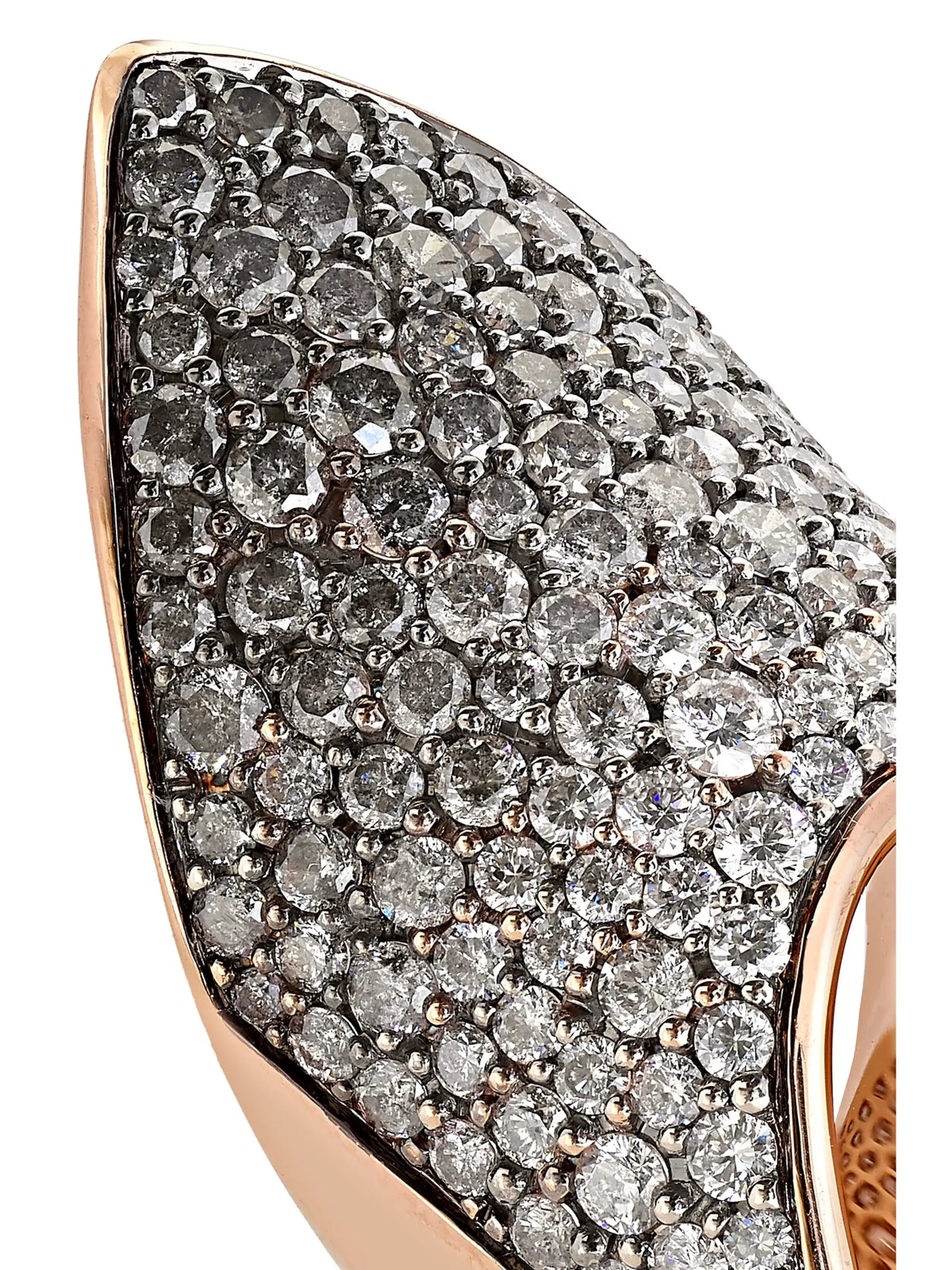 Diane Kordas 18-karat Rose Gold Diamond Ring