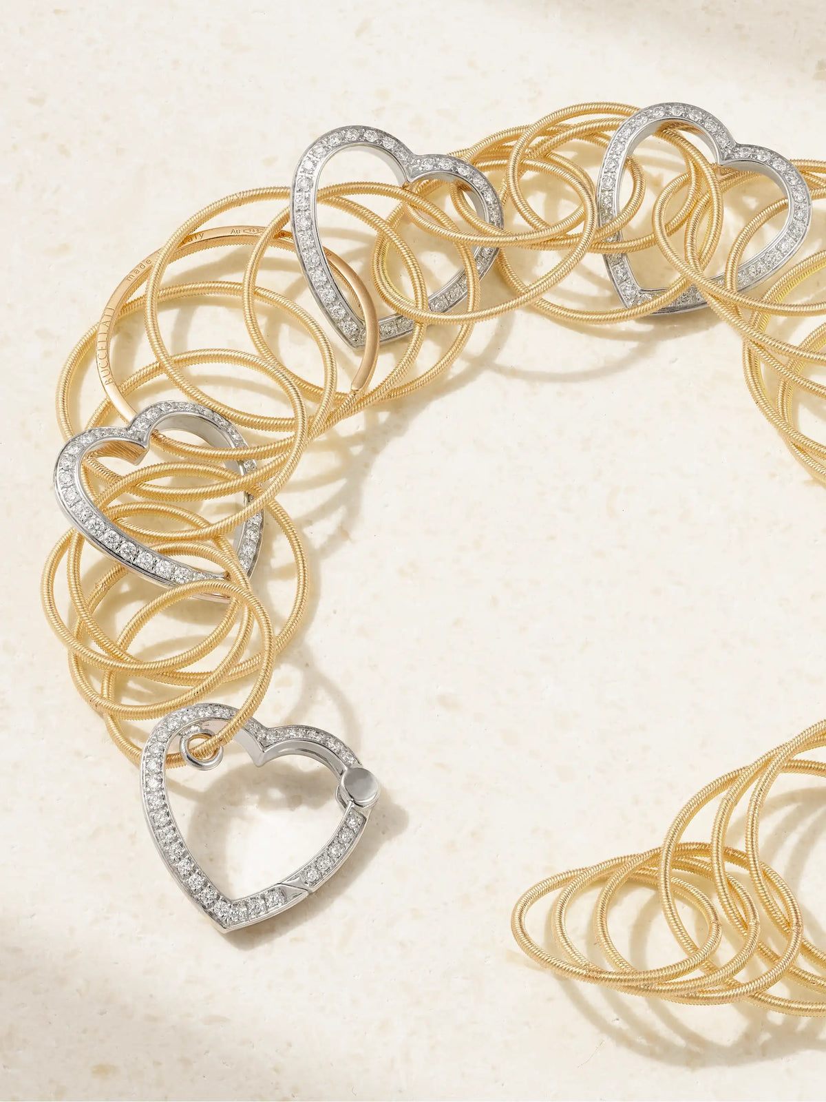 Hawaii 18-karat Yellow And White Gold Diamond Bracelet