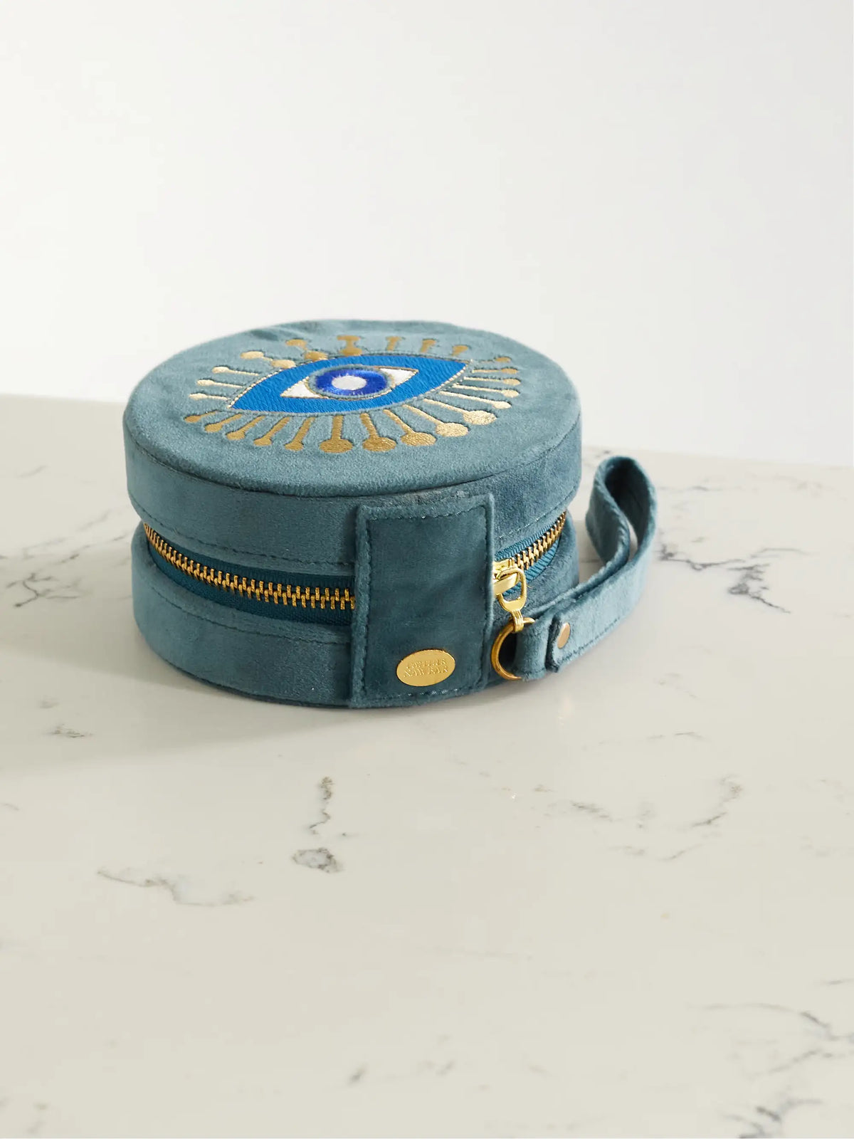 Rebel Eye Embroidered Velvet Jewelry Box