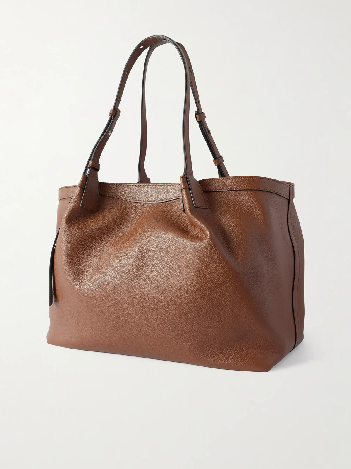 Secret Textured-leather Tote