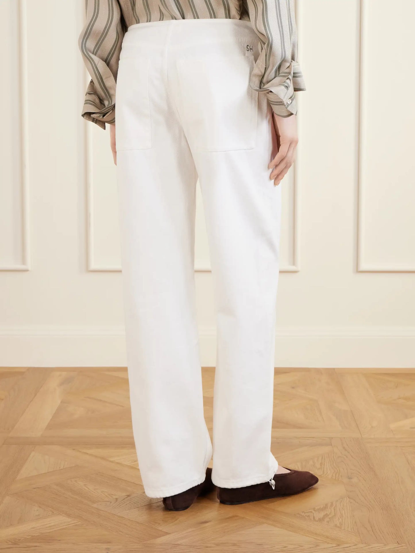 Sport Low-rise Wide-leg Jeans