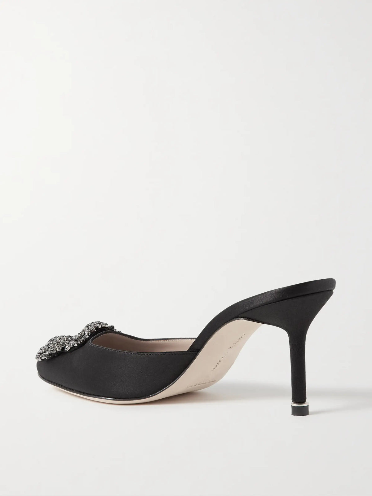 Hangisimu 70 Embellished Satin Mules