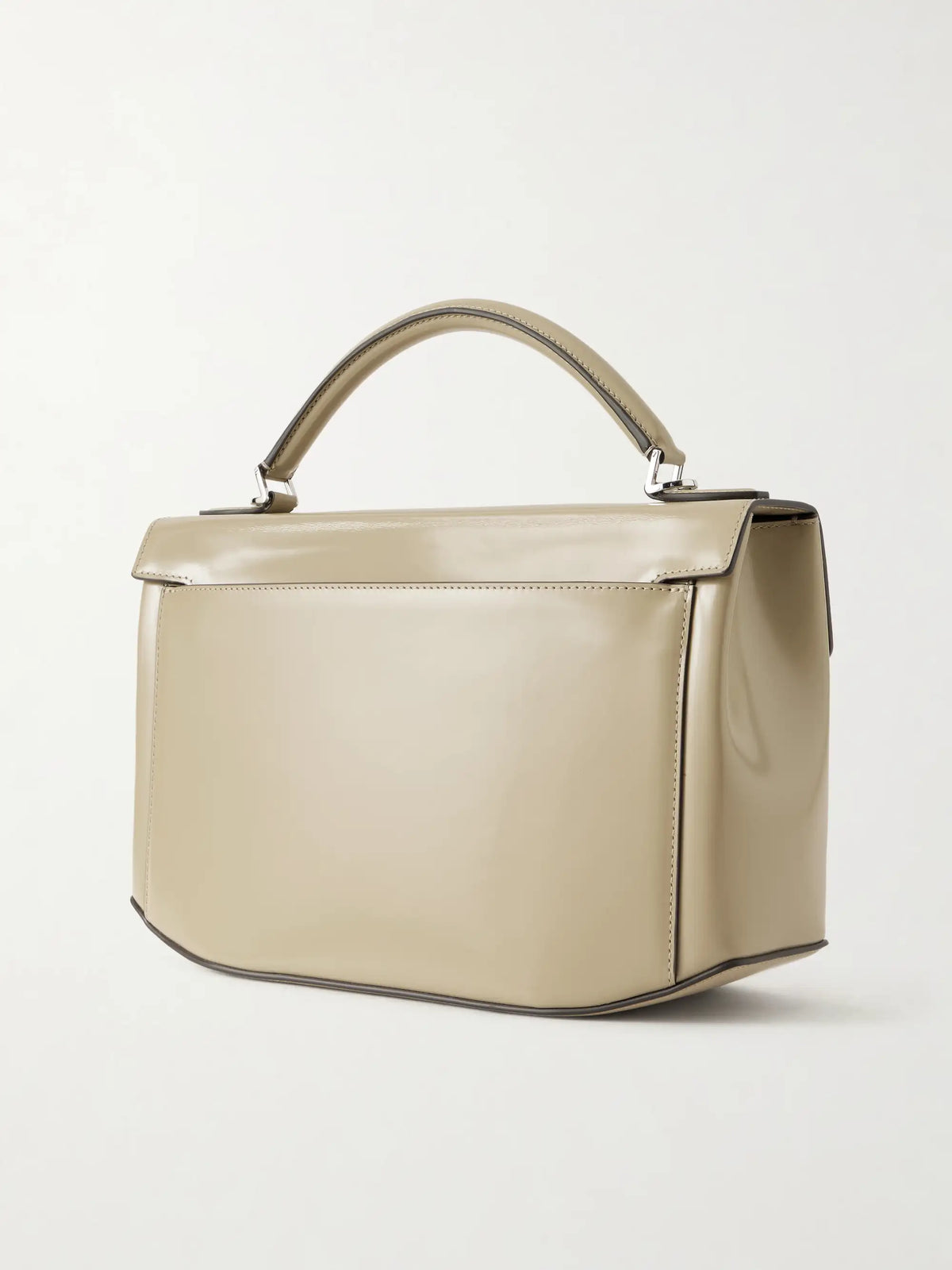 Box Leather Shoulder Bag