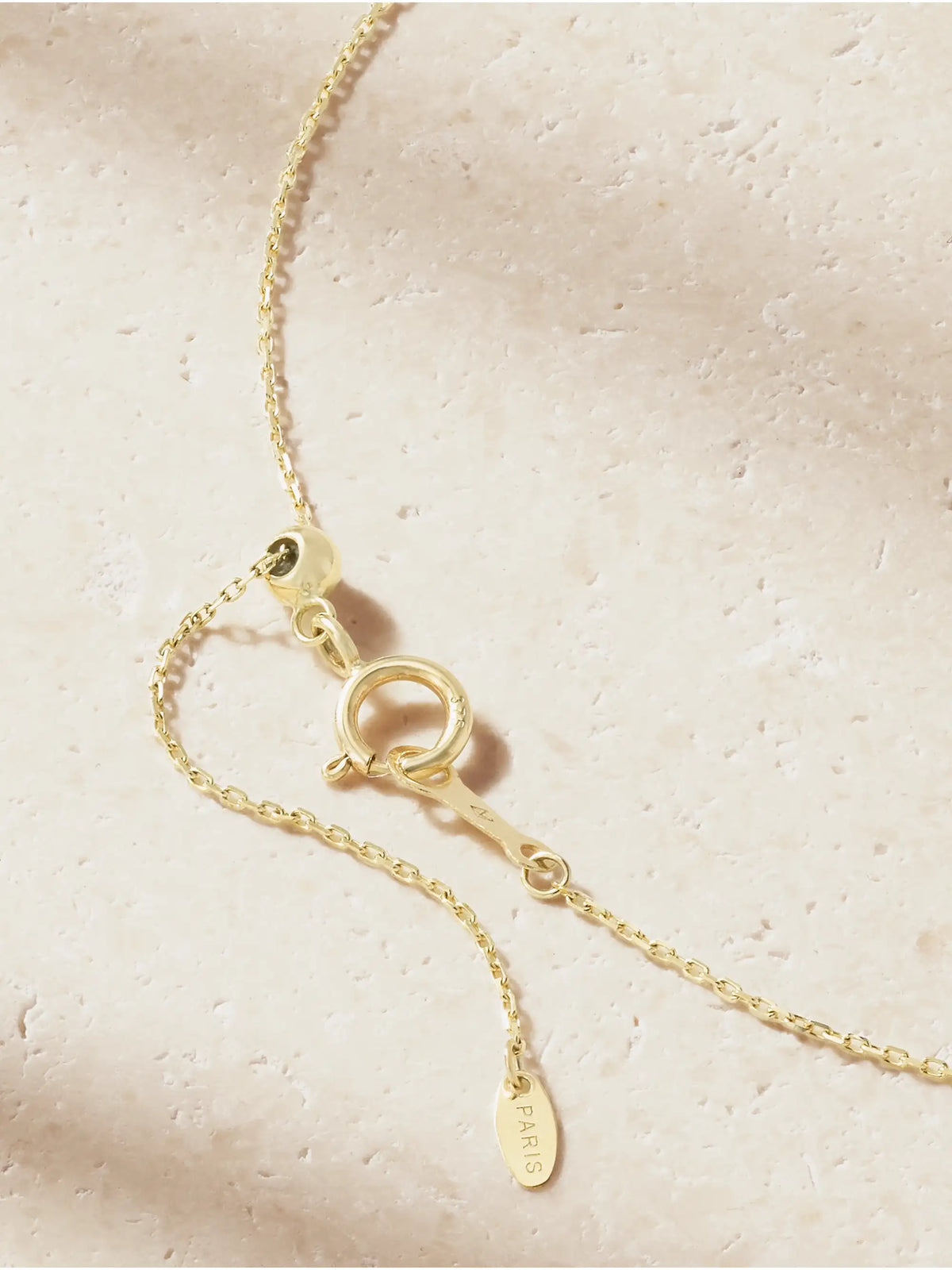 Persée 9-karat Gold Diamond Necklace
