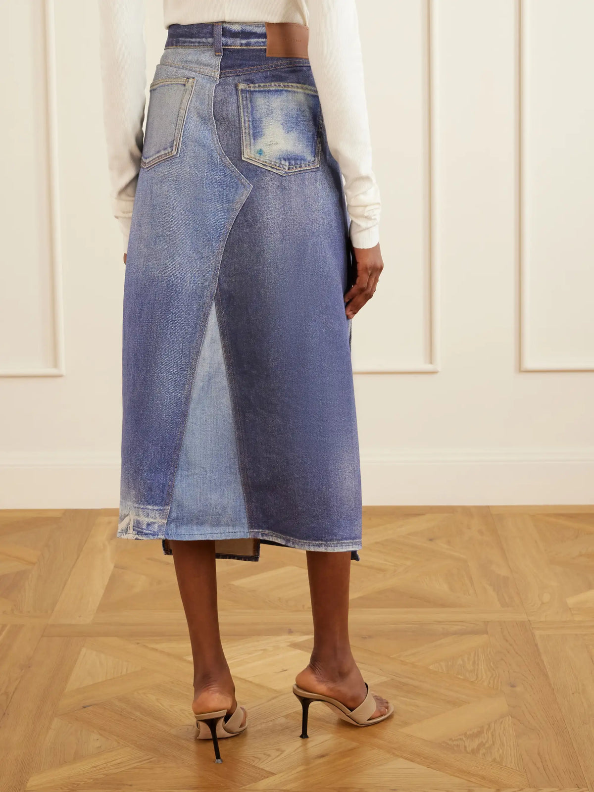 Our Legacy Craft Denim Midi Skirt