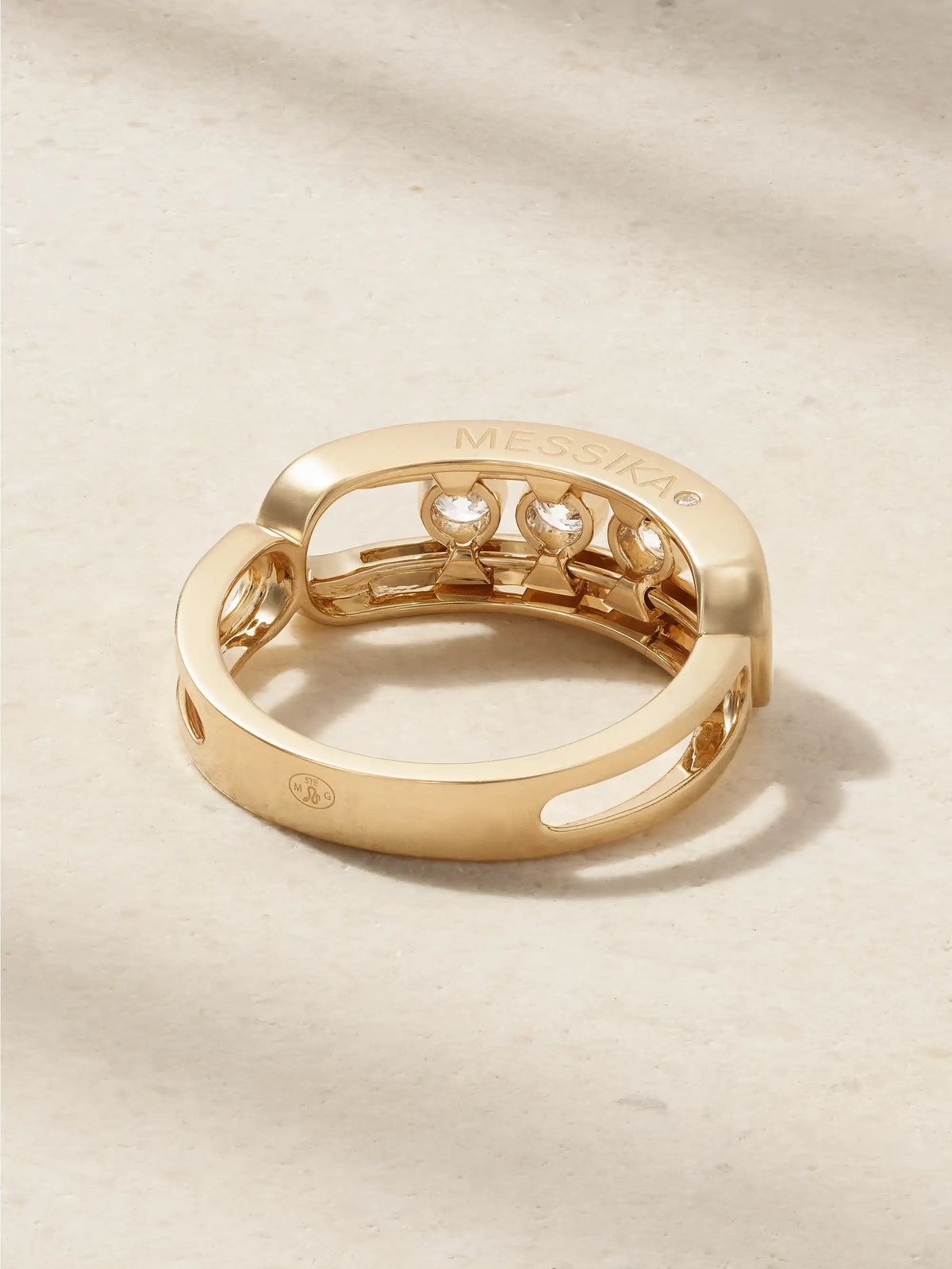 Move Classique 18-karat Gold Diamond Ring