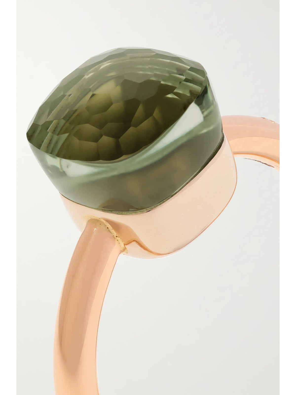 Nudo Petit 18-karat Rose Gold Prasiolite Ring