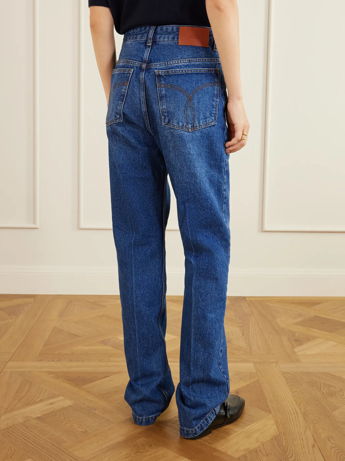 Studio Nicholson Barra Mid-rise Straight-leg Jeans