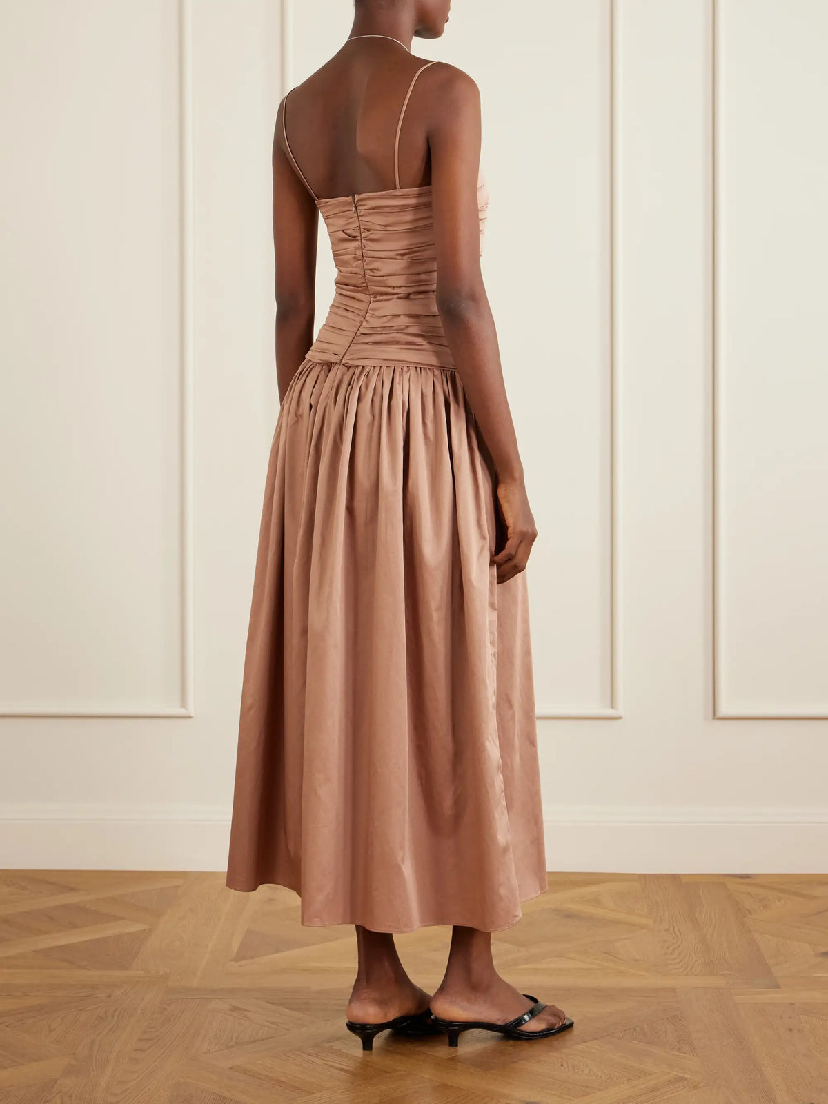 TOVE Amina Gathered Organic Cotton Dress