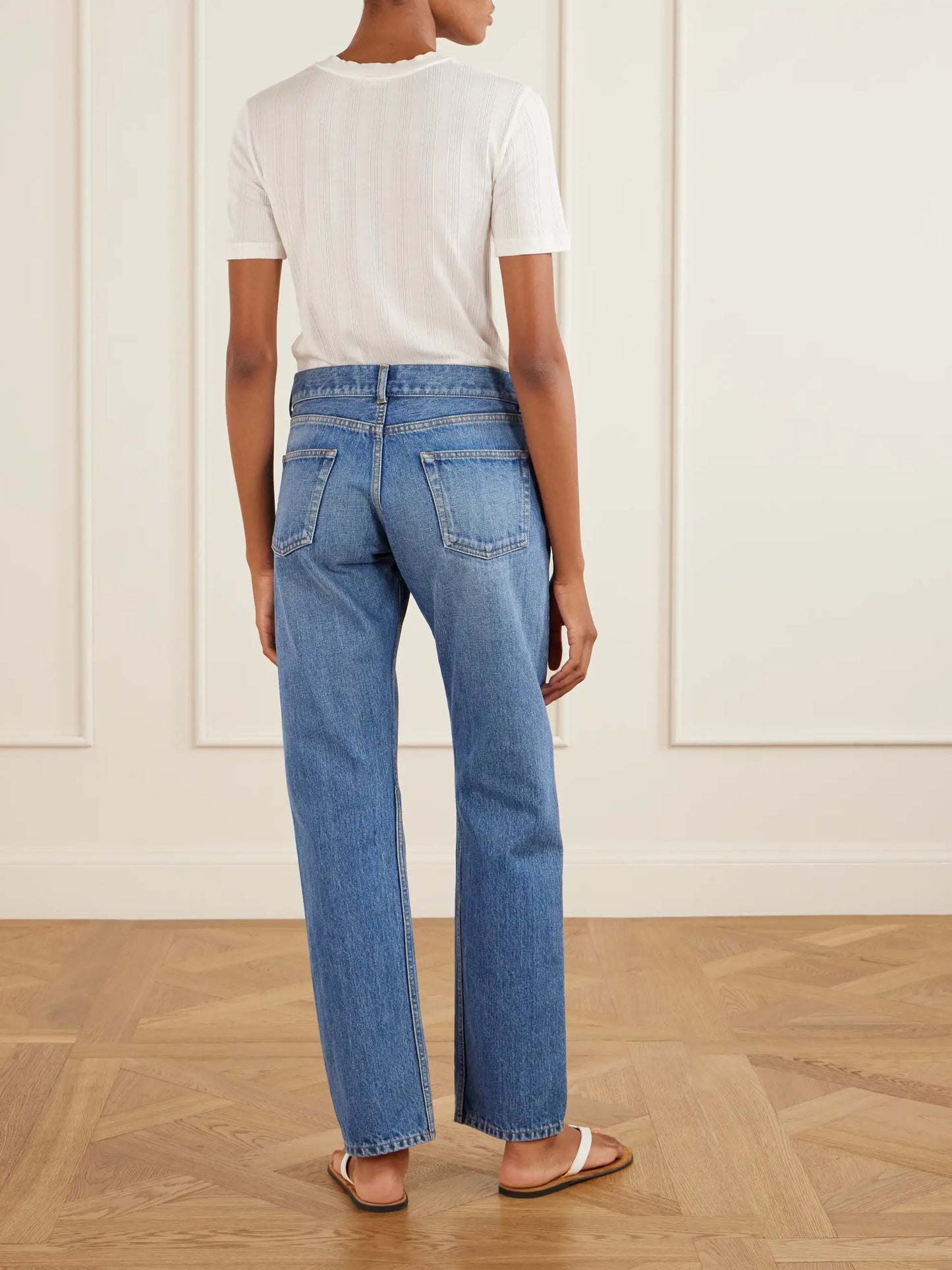 Fima Mid-rise Straight-leg Jeans