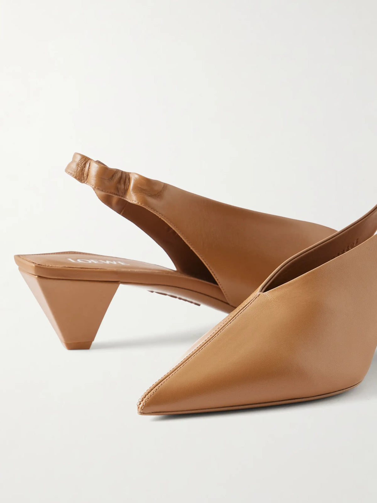 Origami 45 Leather Slingback Pumps