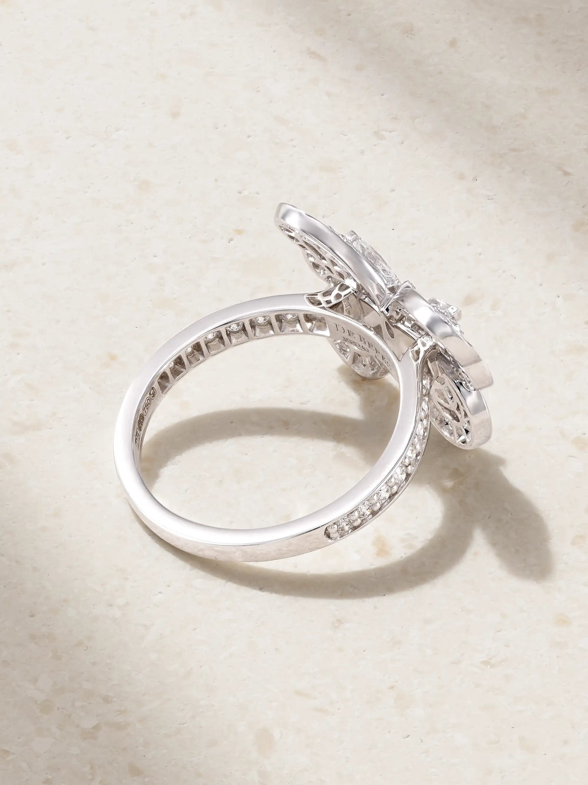 Portraits Of Nature Butterfly 18-karat White Gold Diamond Ring