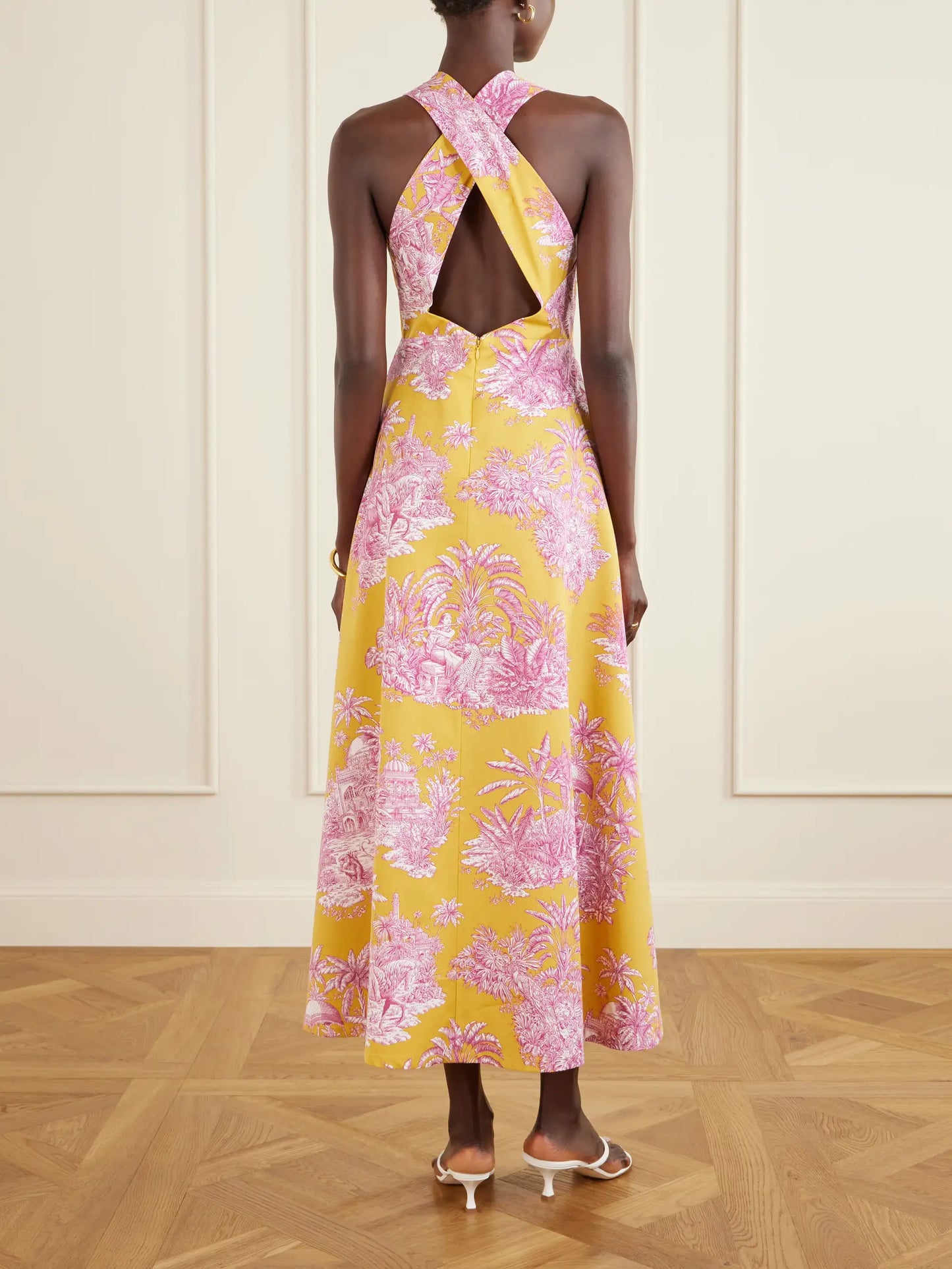 Colonna Printed Cotton Maxi Dress