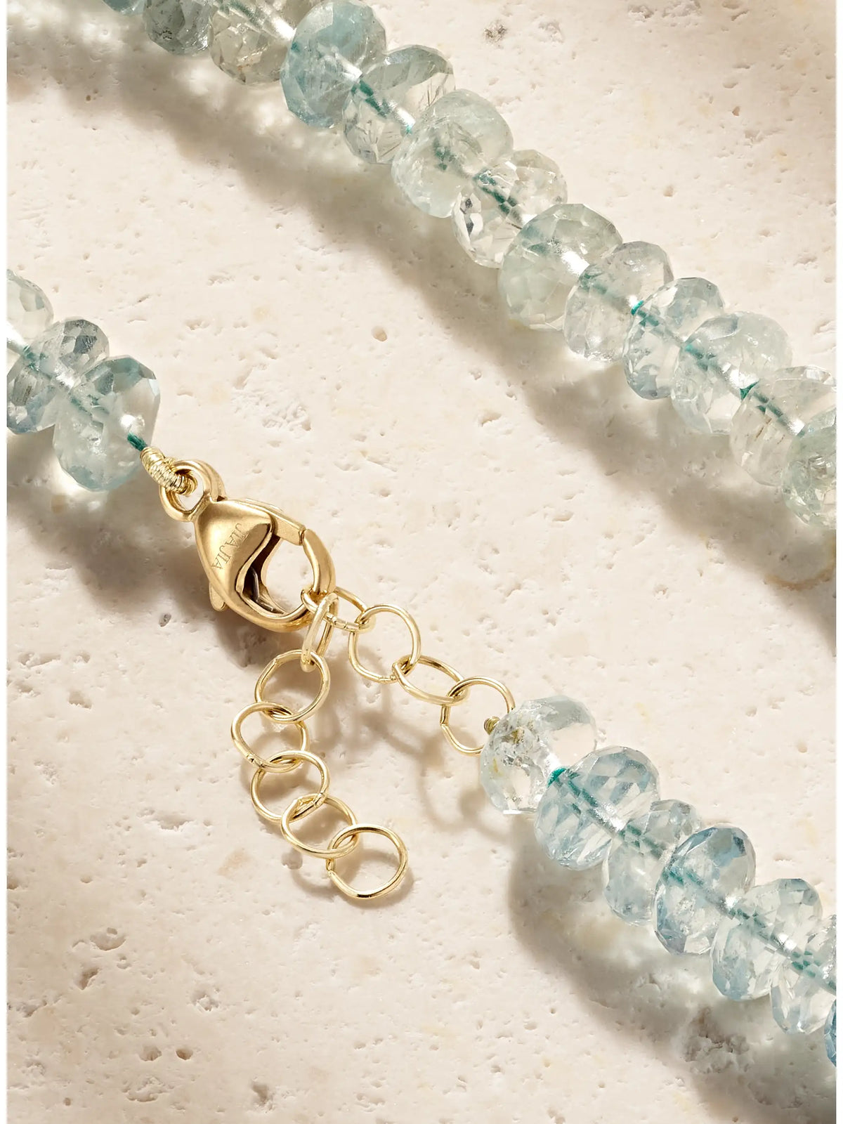 Oracle 14-karat Gold Aquamarine Bracelet