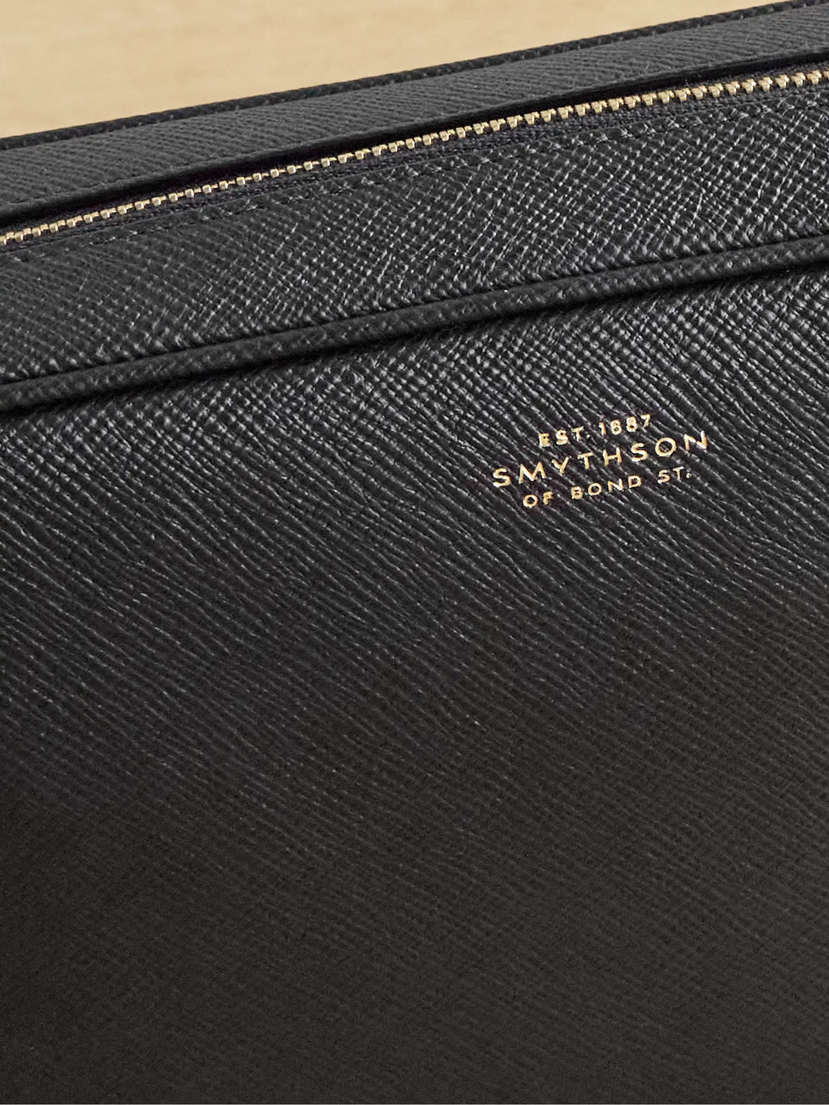 Panama Organiser Tech Textured-leather Pouch