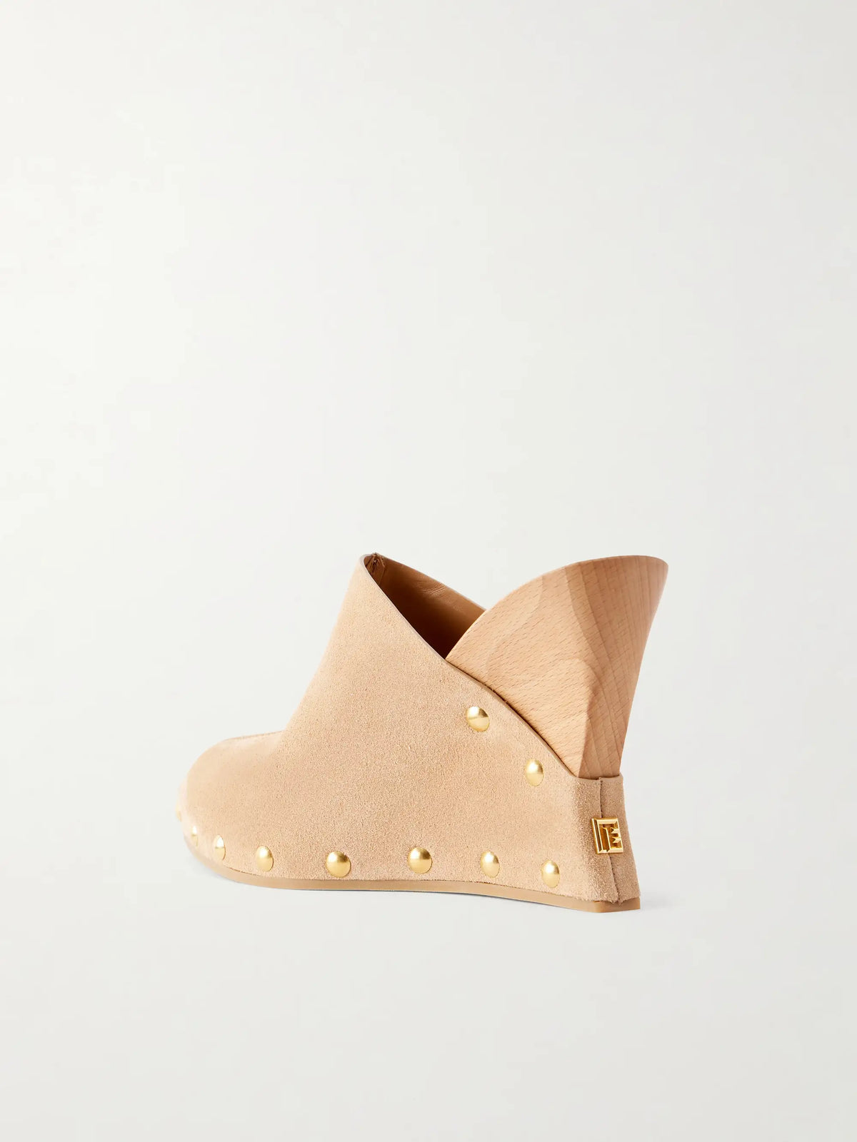 Suede Wedge Clogs