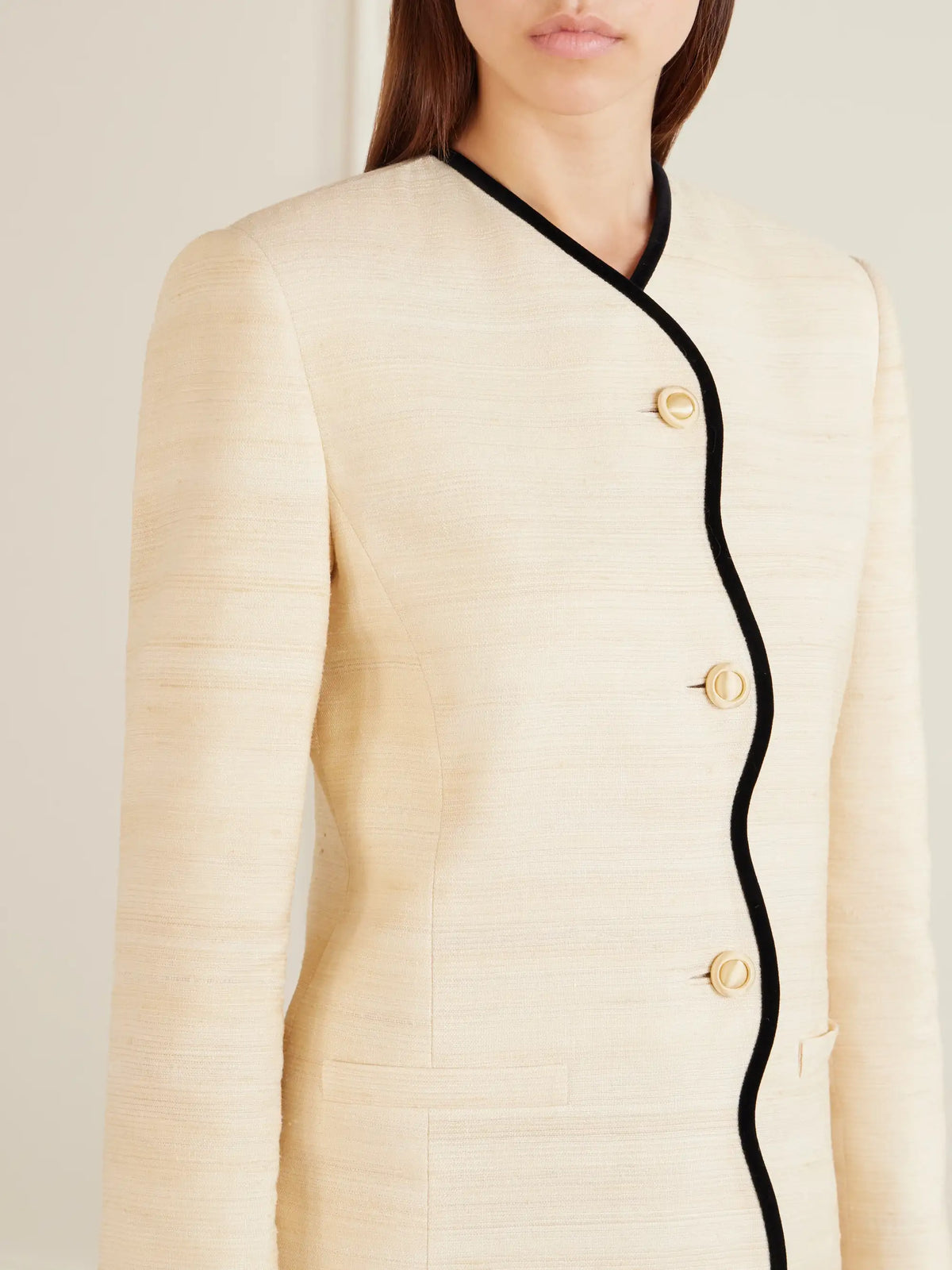 Silk And Linen-blend Canvas Jacket