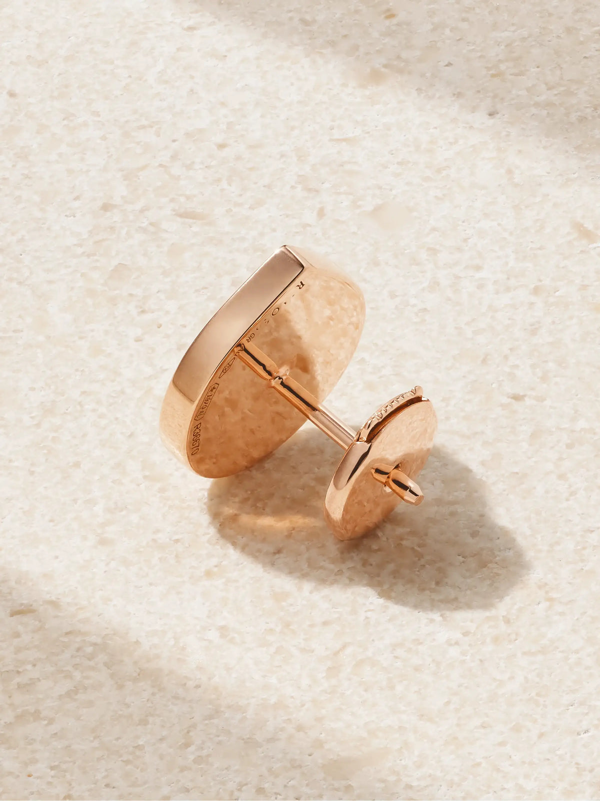 Antifer 18-karat Rose Gold, Malachite And Diamond Single Earring