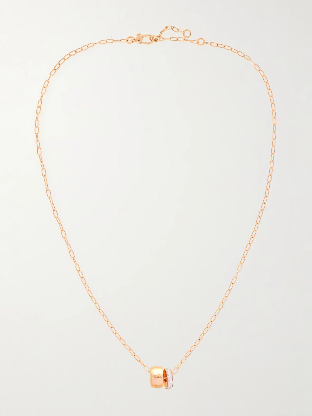 Iconica 18-karat Rose Gold Diamond Necklace