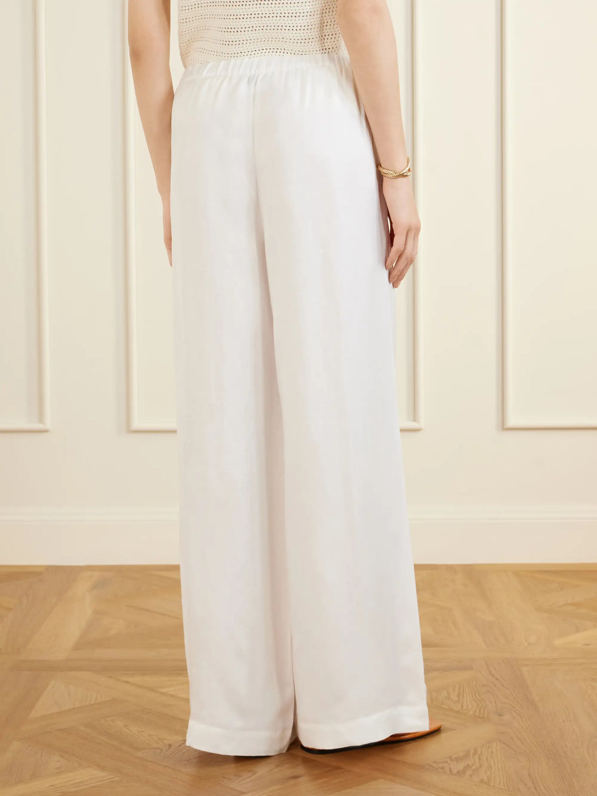 Roslyn Woven Wide-leg Pants