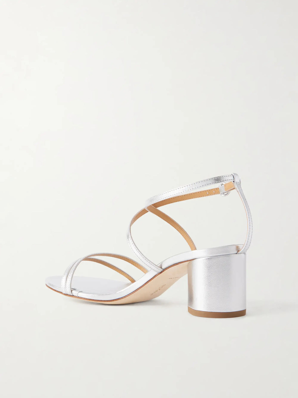 Mirella Metallic Leather Sandals