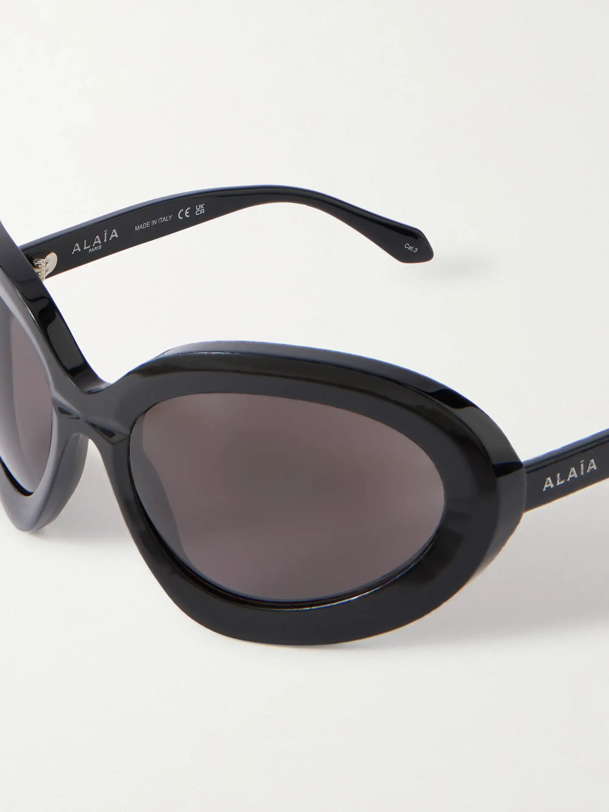 Alaïa Round-frame Acetate Sunglasses