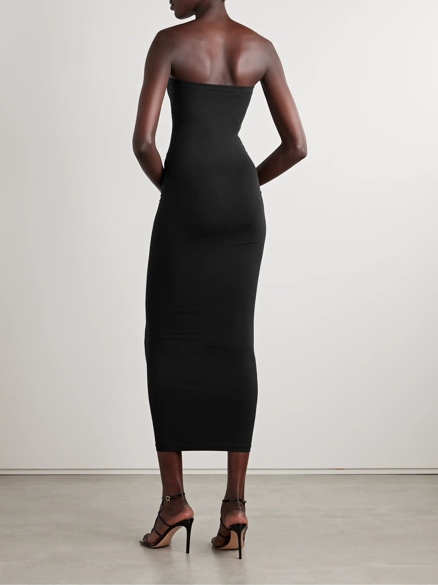 Fatal Strapless Stretch-jersey Maxi Dress