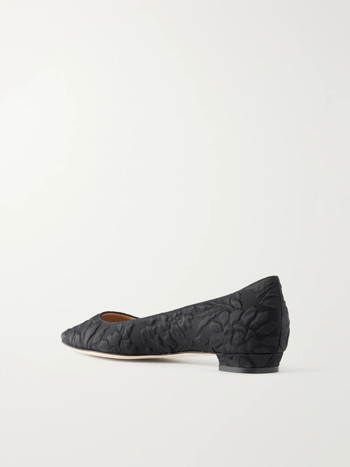 + Emilia Wickstead Jacquard Point-toe Flats