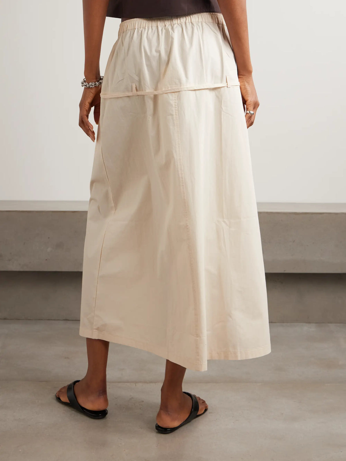Deiji Studios Loop Organic Cotton Midi Skirt
