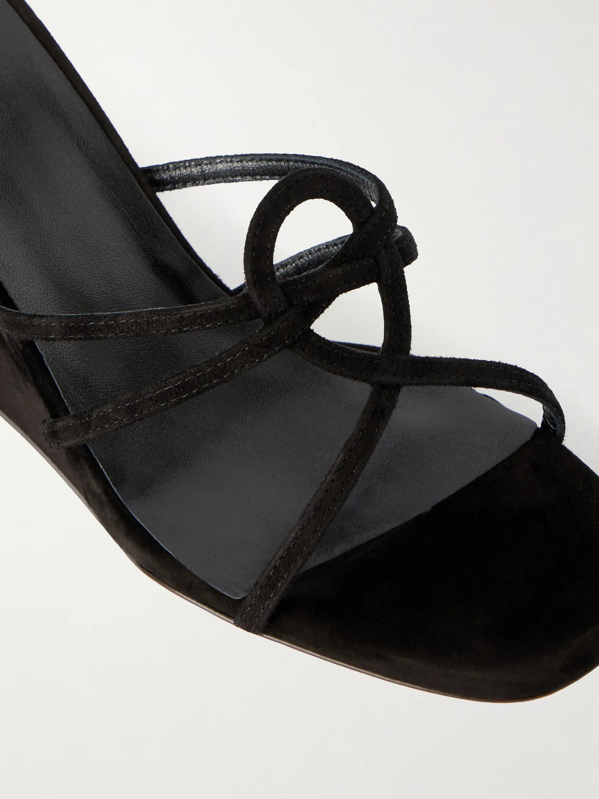 70 Opera Suede Wedge Sandals
