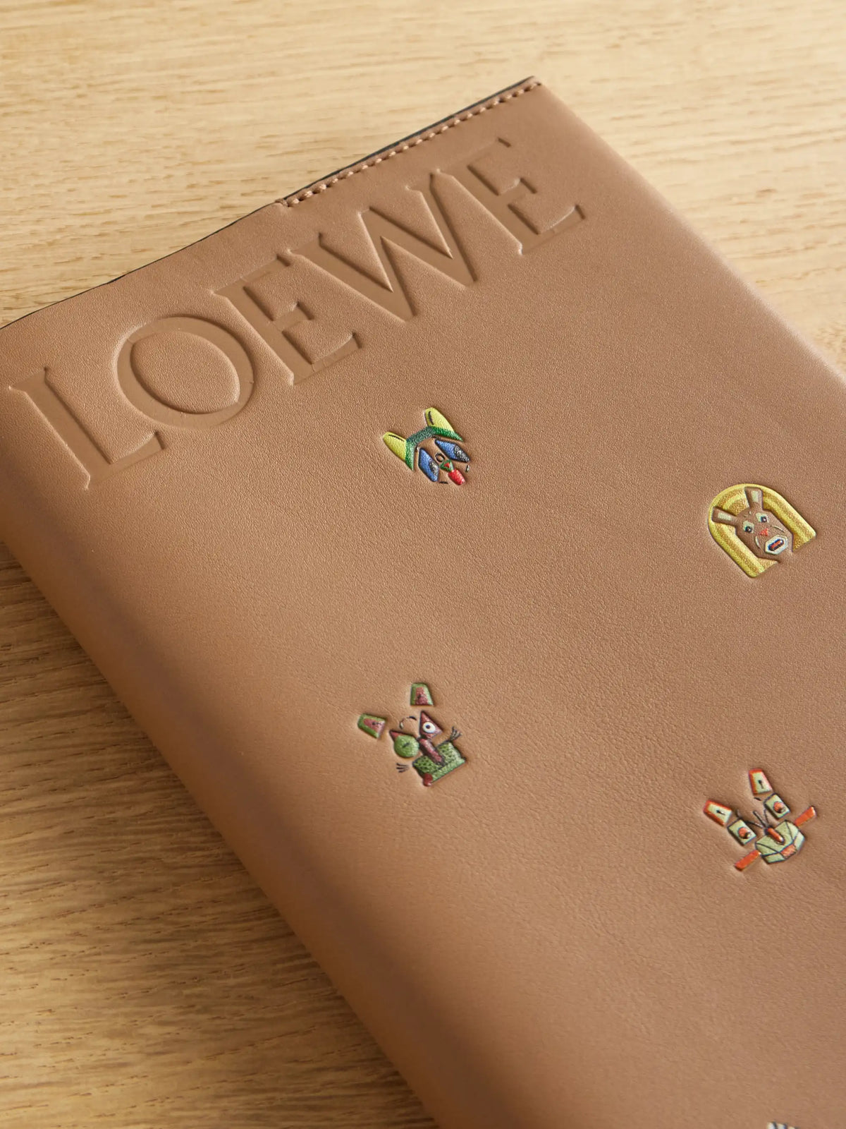 + Louis Wain Logo-debossed Printed Leather Notebook