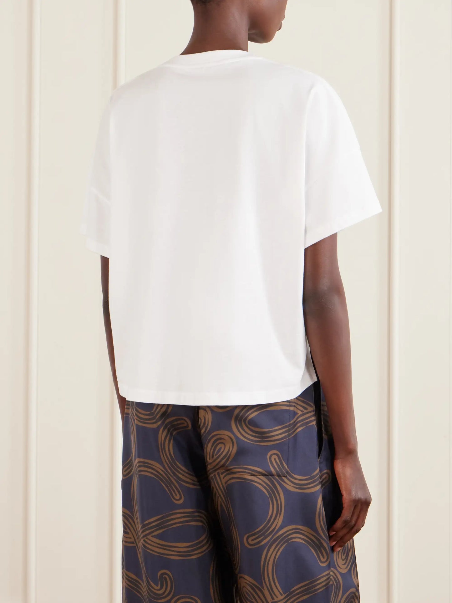 + Paula's Ibiza Logo-embroidered Cotton-jersey T-shirt
