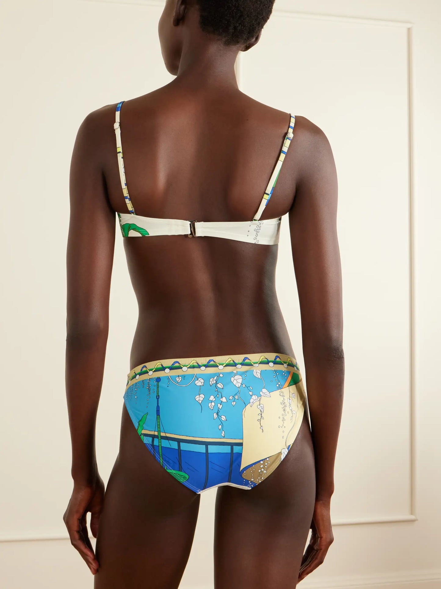 Printed Bikini Top