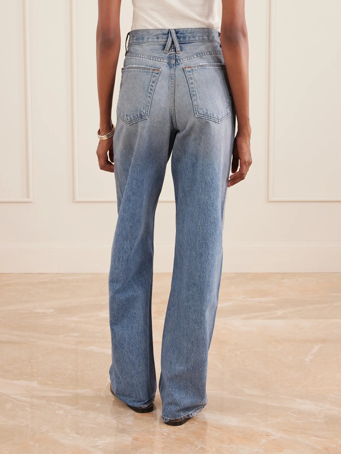 Cassie High-rise Wide-leg Jeans